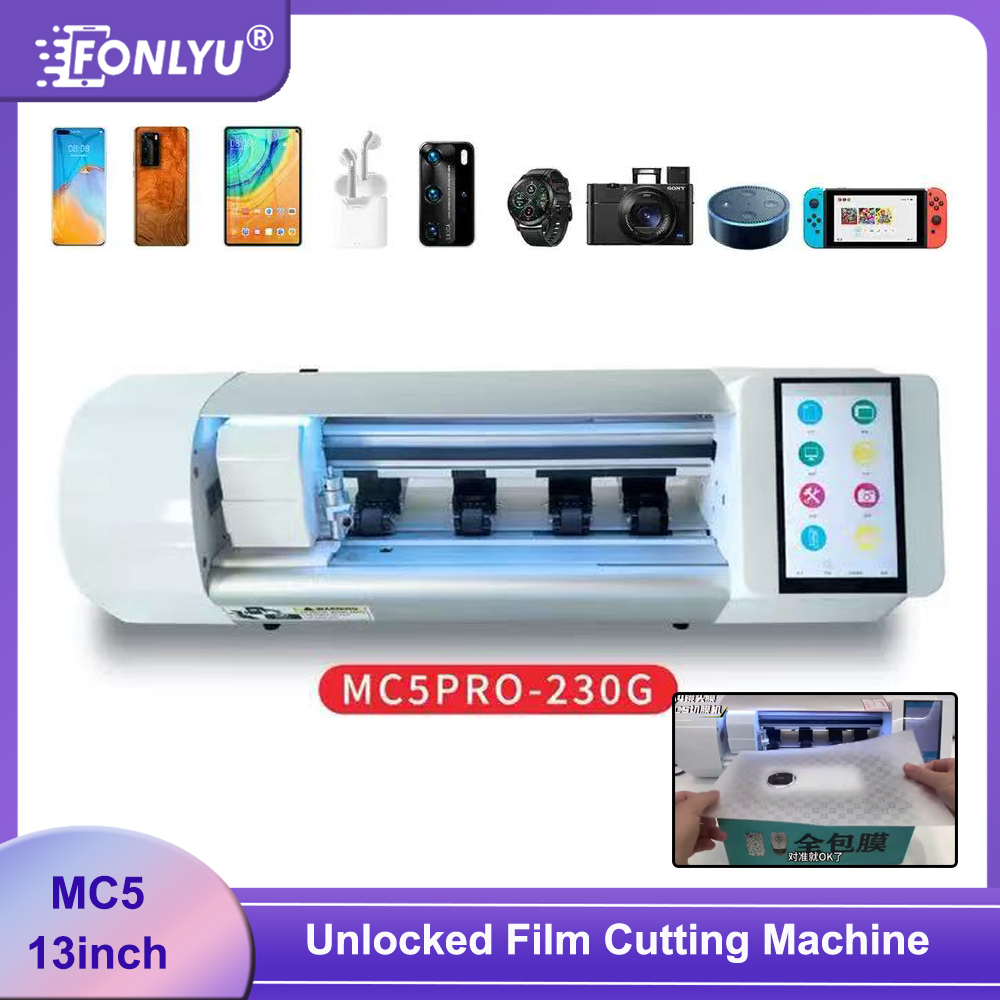 Hydrogel Screen Protector - FONLYU MC5 Desbloqueado, Máquina de Corte