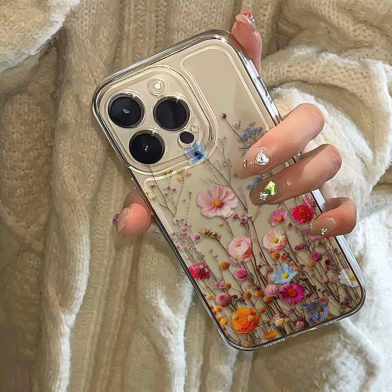 Funda con estampado de hojas y - Vivo V40 reseña y precio