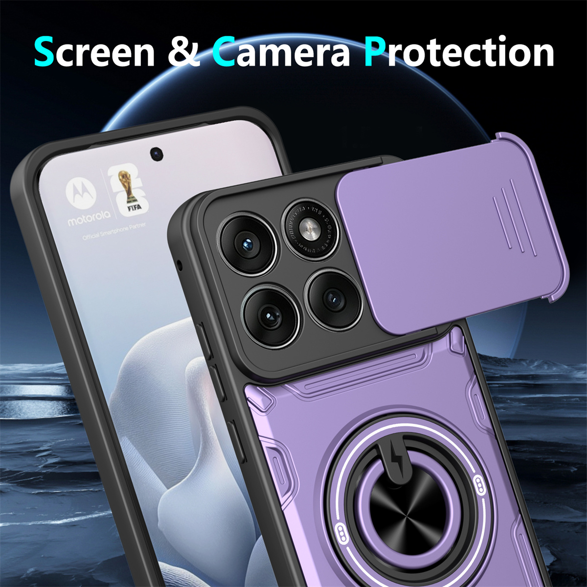 Funda para Motorola Moto Edge  - Camera Lens Protector reseña y precio