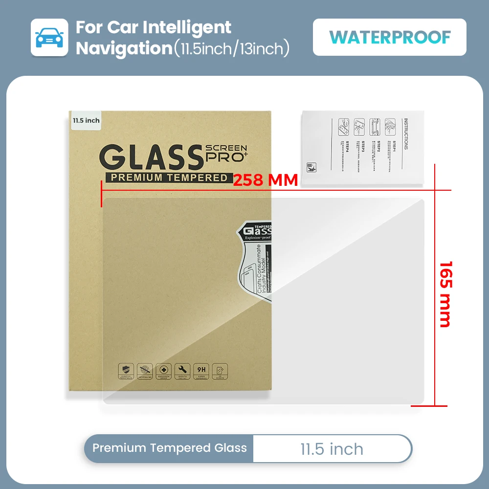 Película protectora adhesiva p - Glass Protector Auto reseña y precio
