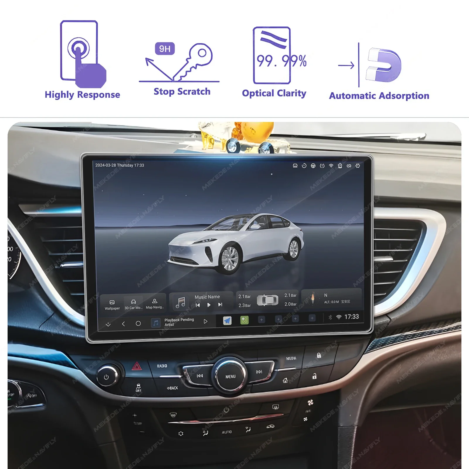 Película protectora adhesiva p - Glass Protector Auto reseña y precio