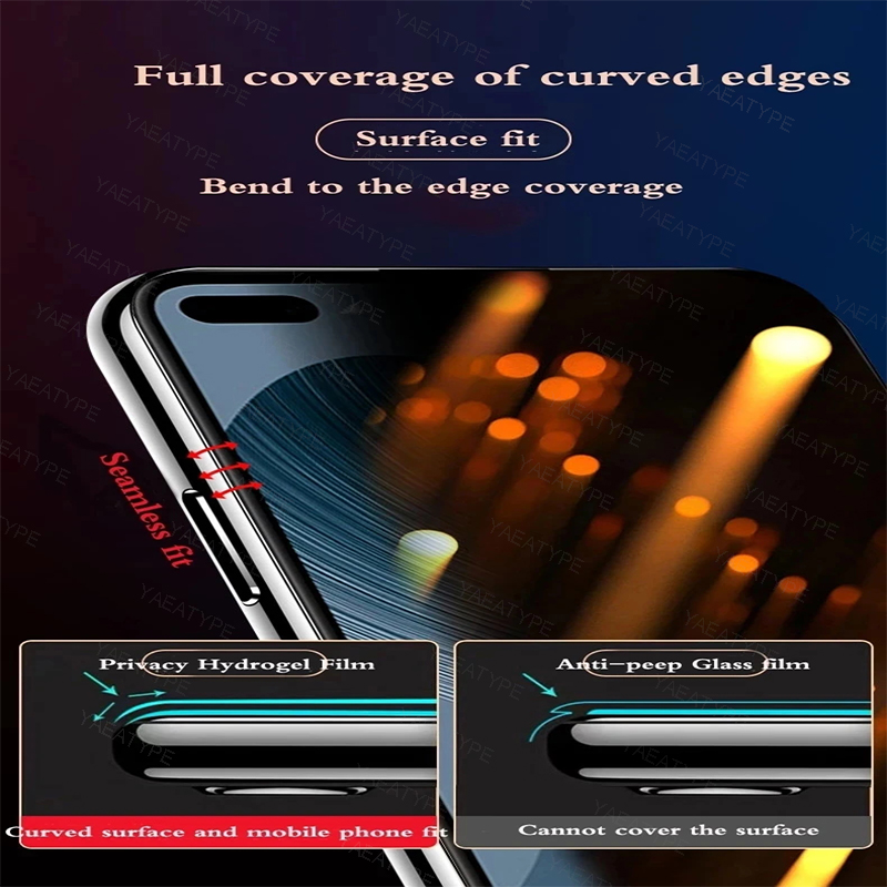 Película de hidrogel de privac - Privacy Screen Protector reseña y precio